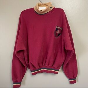 Vintage 90s Bass Pro The Game sweatshirt XL Turtleneck Embroidered outdoor world